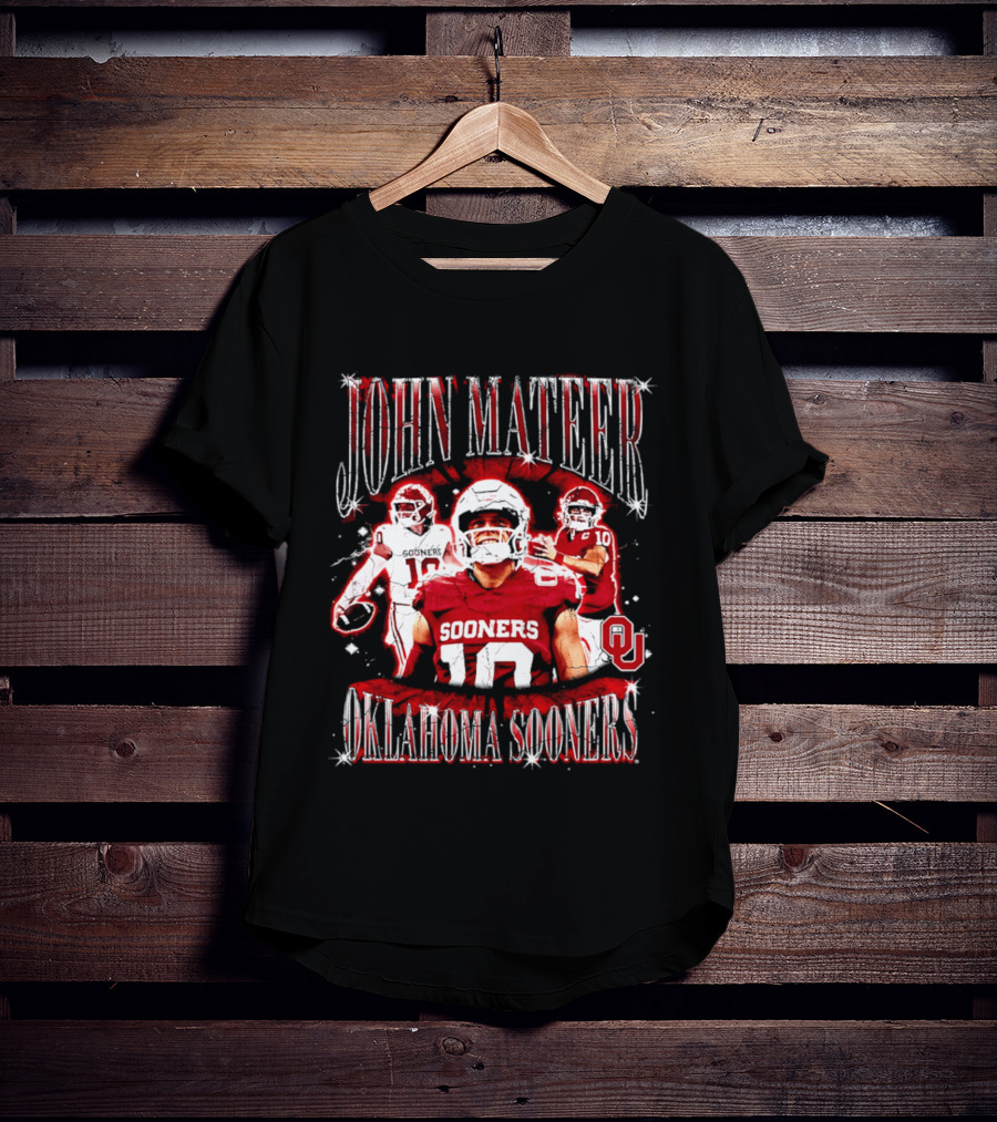 John Mateer Oklahoma Sooners Football The Year Of Mateer T-Shirt
