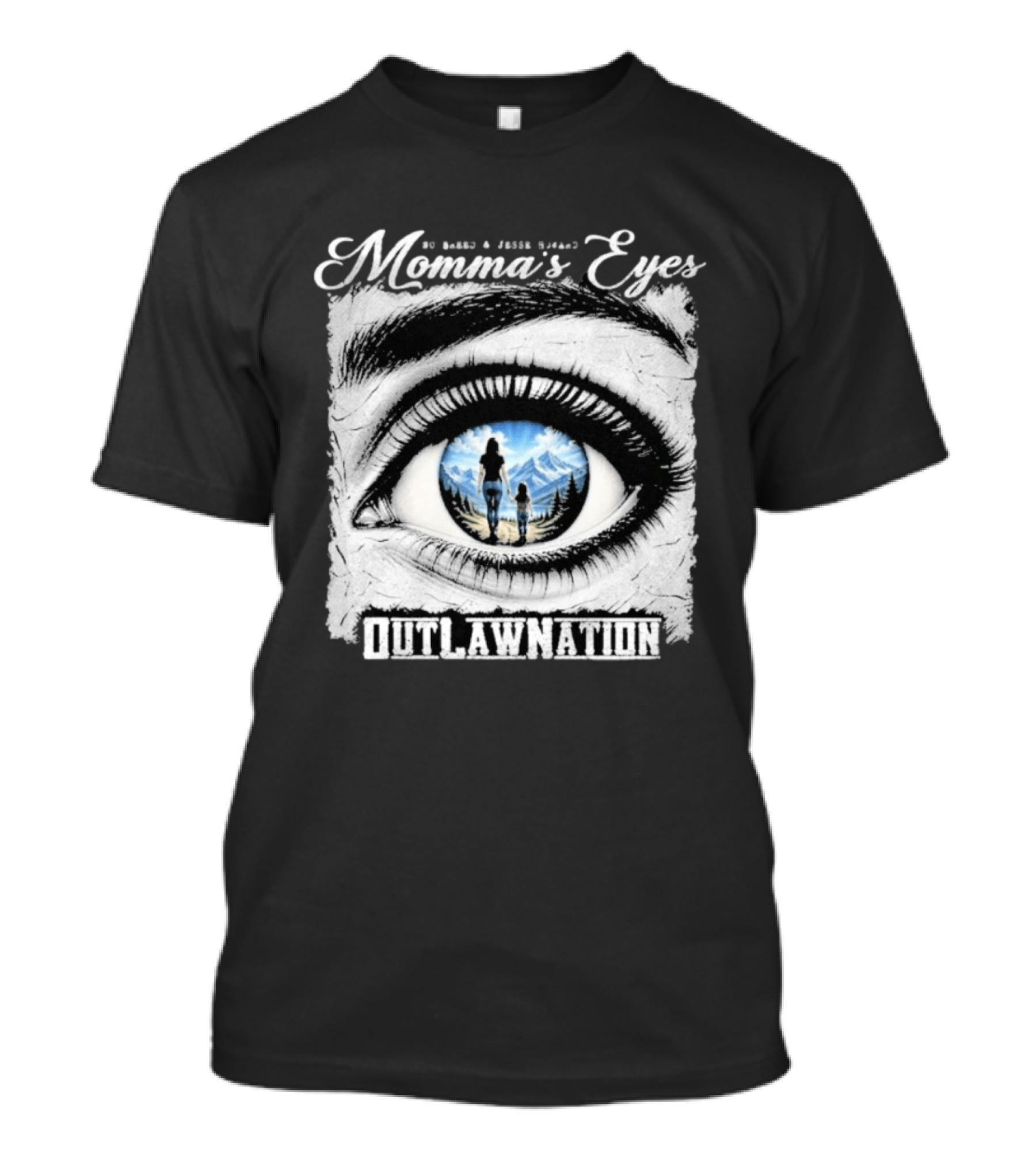 Momma's Eyes Outlaw Nation Country Scene T-Shirt