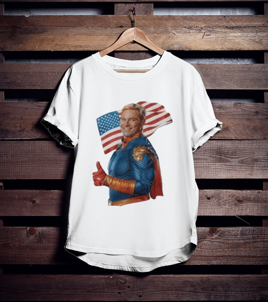 The Boys Season 5 Homelander American Flag Thumbs Up T-Shirt