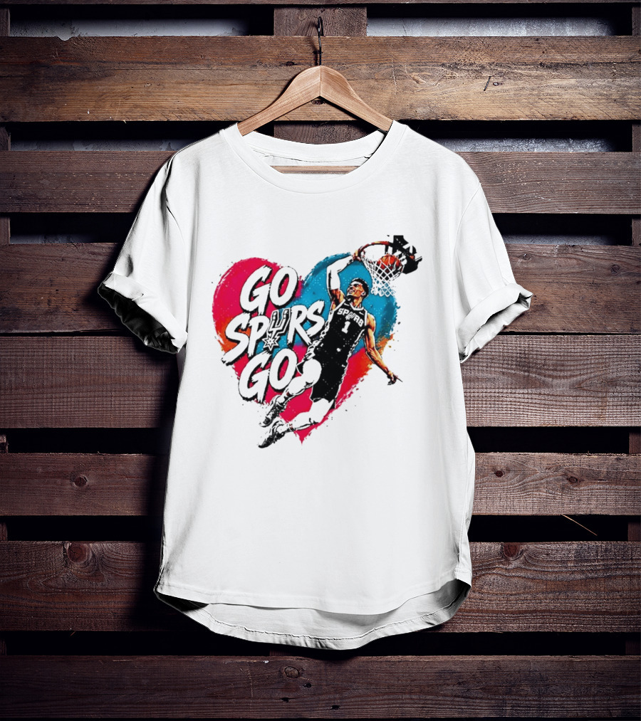 Victor Wembanyama Go Spurs Go San Antonio Basketball 2026 T-Shirt