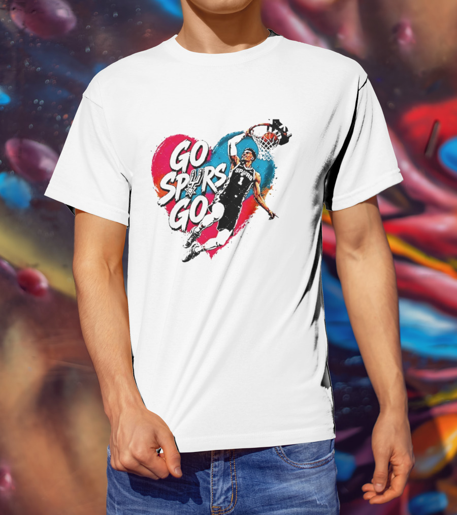 Victor Wembanyama Go Spurs Go San Antonio Basketball 2026 T-Shirt