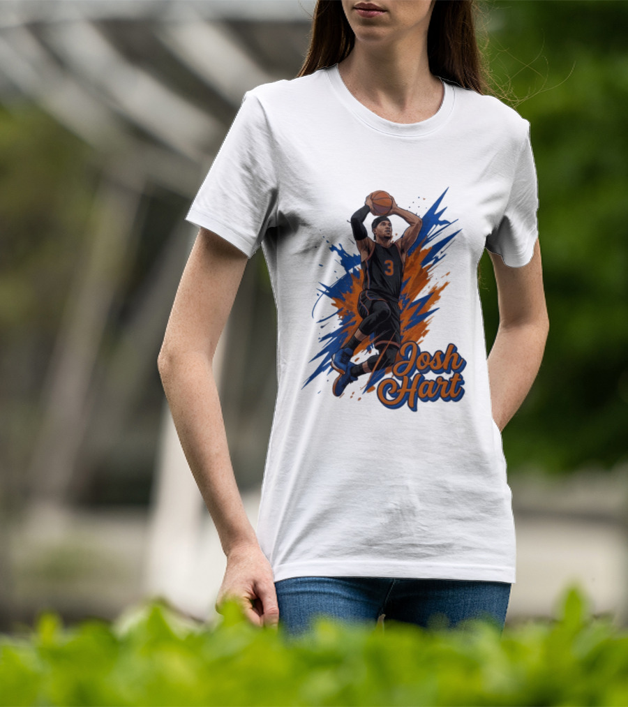 Josh Hart New York Knicks Basketball Number 3 T-Shirt