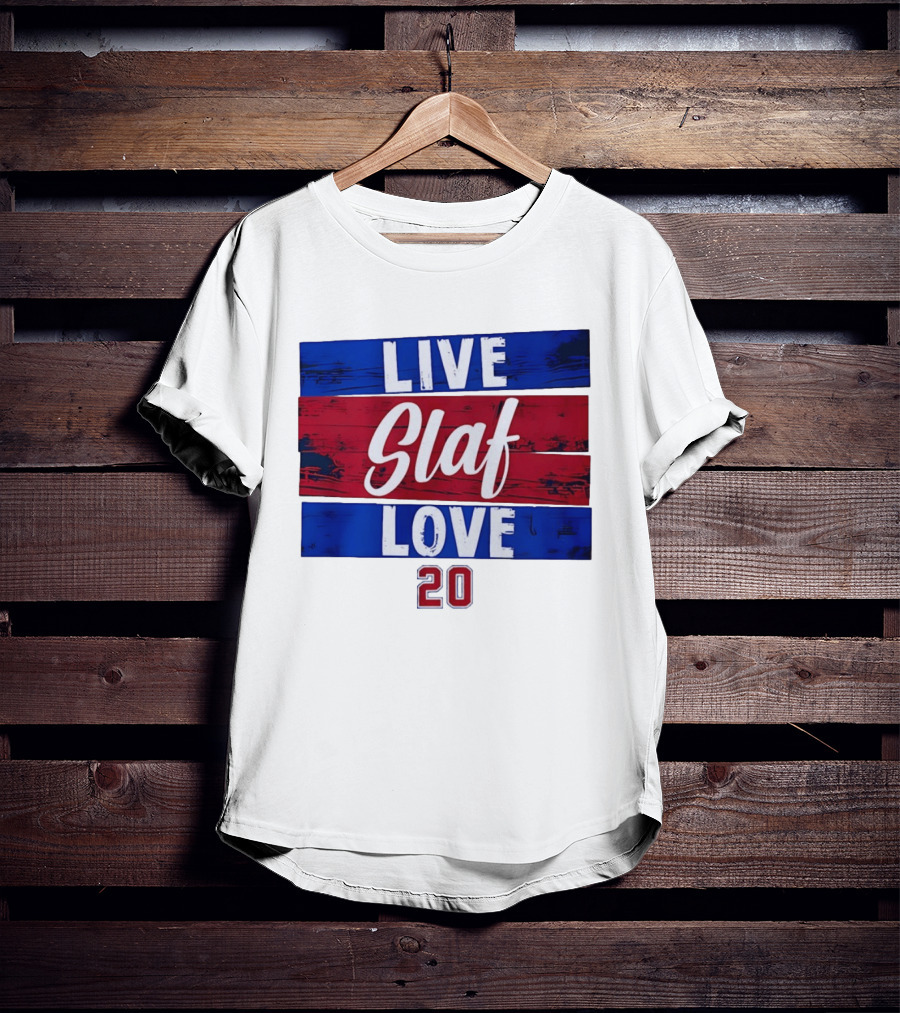Live Slaf Love 20 Juraj Slafkovsky Montreal Canadiens NHL T-Shirt