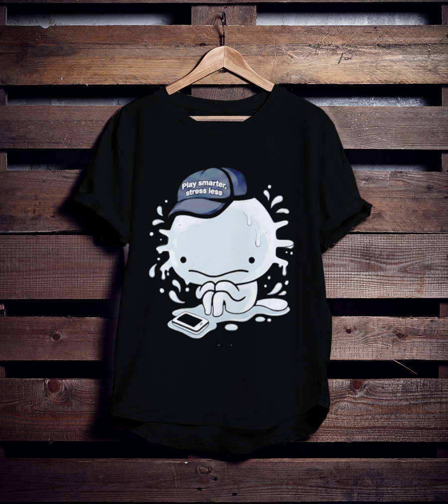 Axolotl Play Smarter Stress Less Hat And Phone T-Shirt