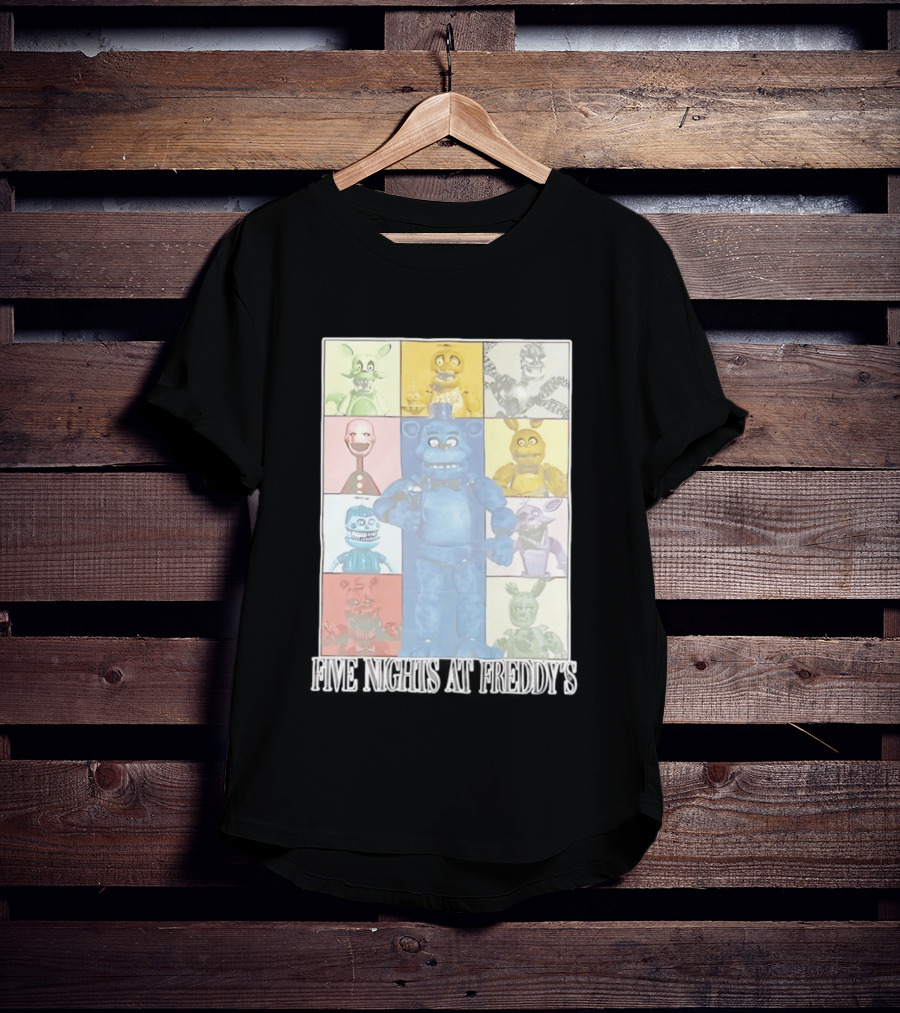 Five Nights At Freddy's The Eras Tour Animatronics Characters T-Shirt