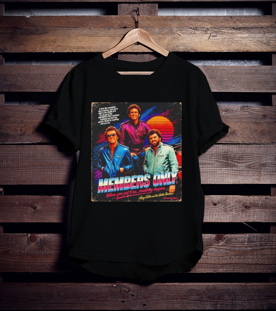 MEMBERS ONLY Larry Gatlin And The Gatlin Brothers Nostalgic 80s Style With Sunset T-Shirt