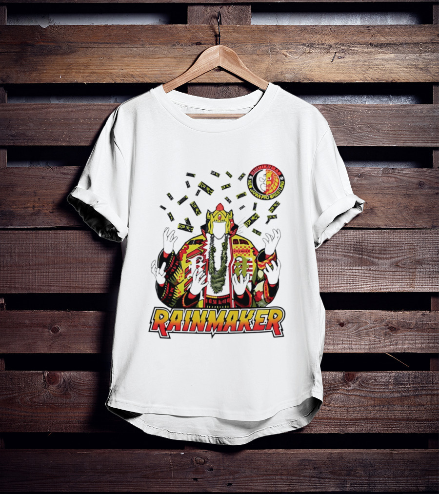 Kinnikuman New Japan Pro Wrestling Rainmaker Iconic Collab T-Shirt