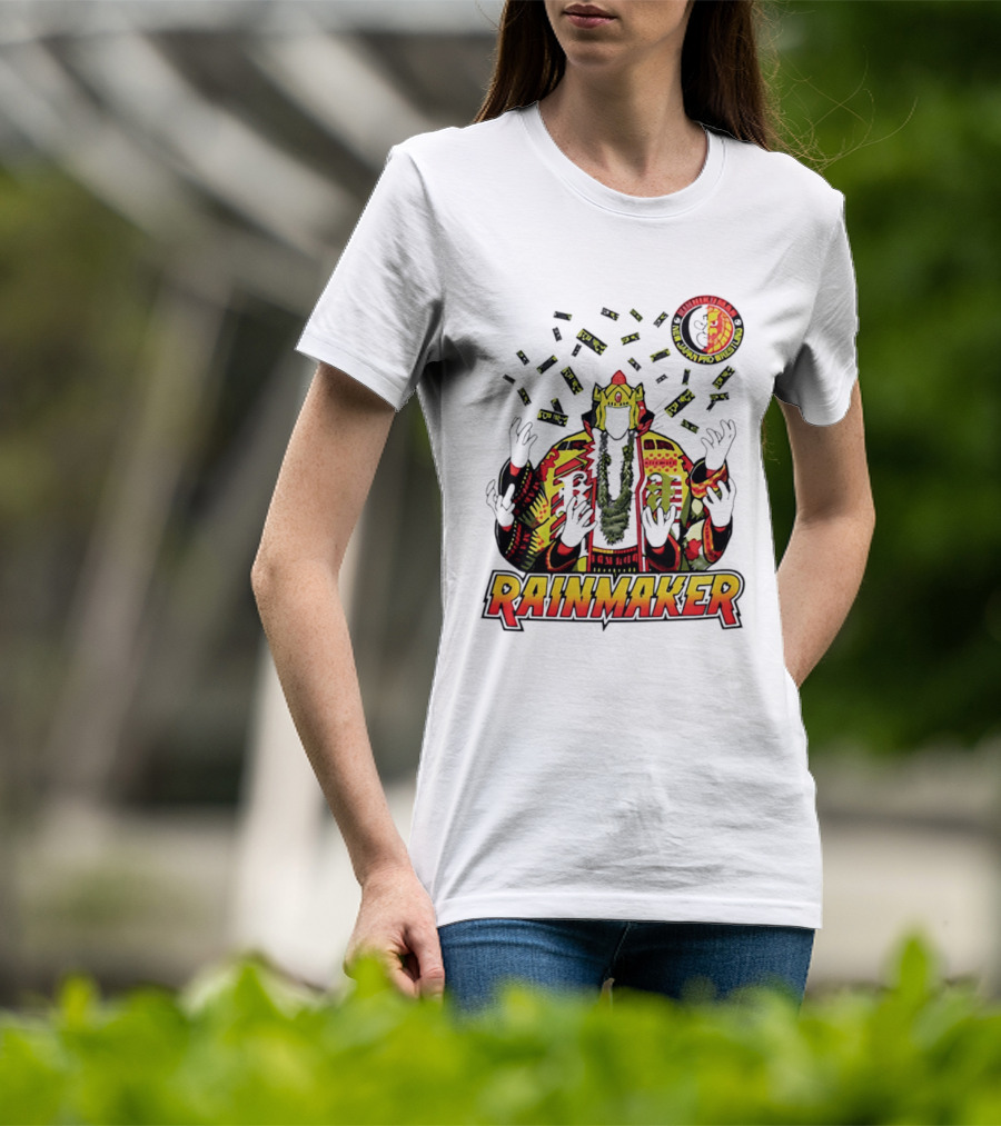 Kinnikuman New Japan Pro Wrestling Rainmaker Iconic Collab T-Shirt