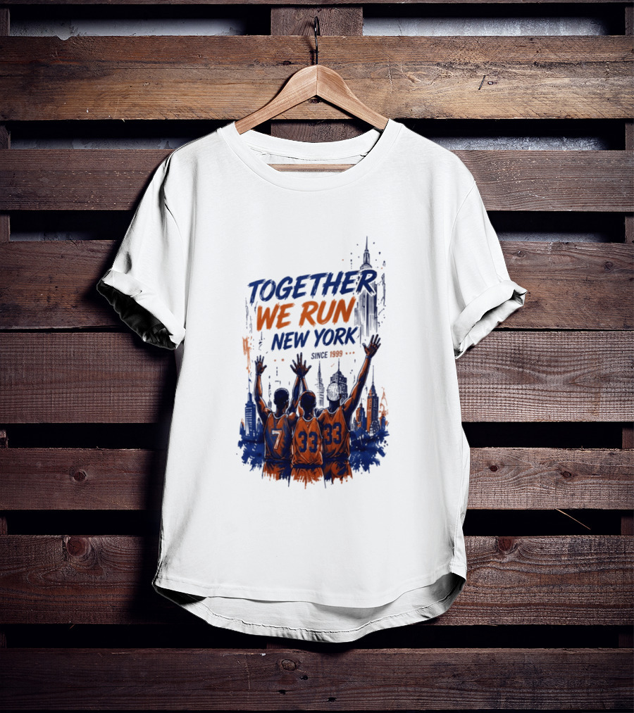 Together We Run New York Basketball Since 1999 Skyline Players T-Shirt