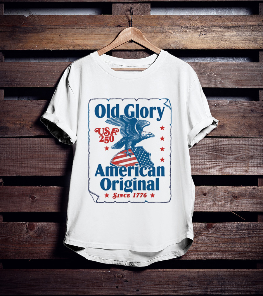 Old Glory USA 250 American Original Eagle Since 1776 T-Shirt