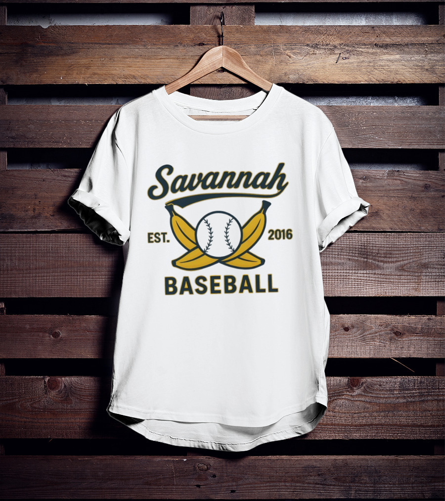Savannah Bananas Baseball Est 2016 Summer Sports Team Logo Banana Baseball T-Shirt