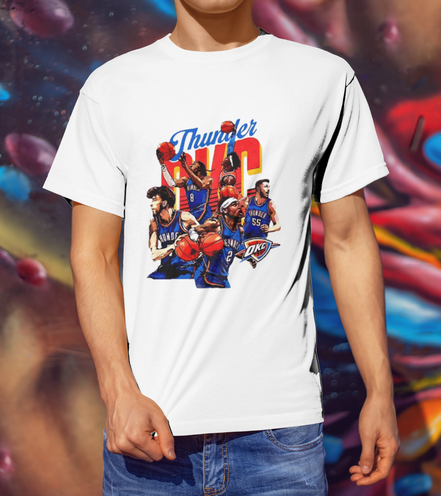 Thunder OKC Shai Gilgeous Chet Holmgren Williams Oklahoma City Basketball NBA 2026 T-Shirt