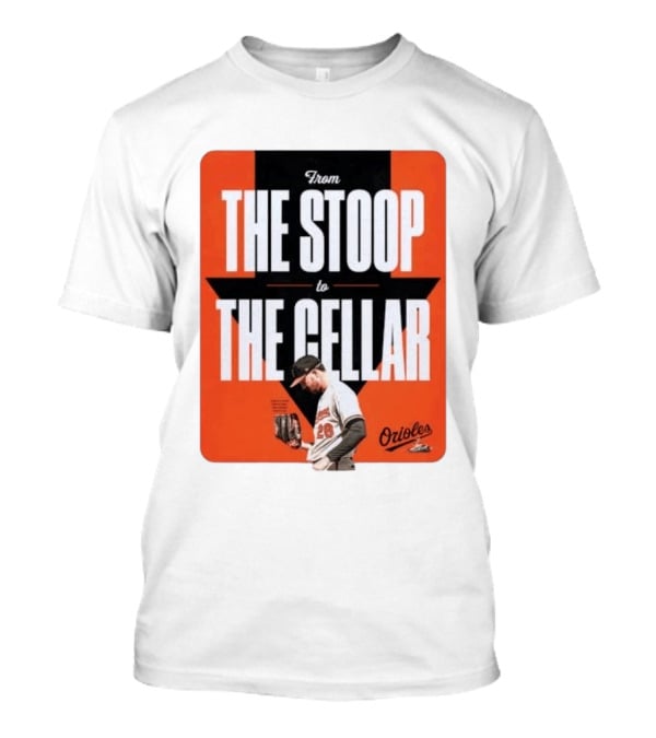 Orioles From The Stoop To The Cellar Trevor Rogers 28 T-Shirt
