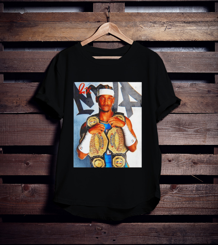 Shai Gilgeous Alexander 2X NBA MVP Champion Image T-Shirt