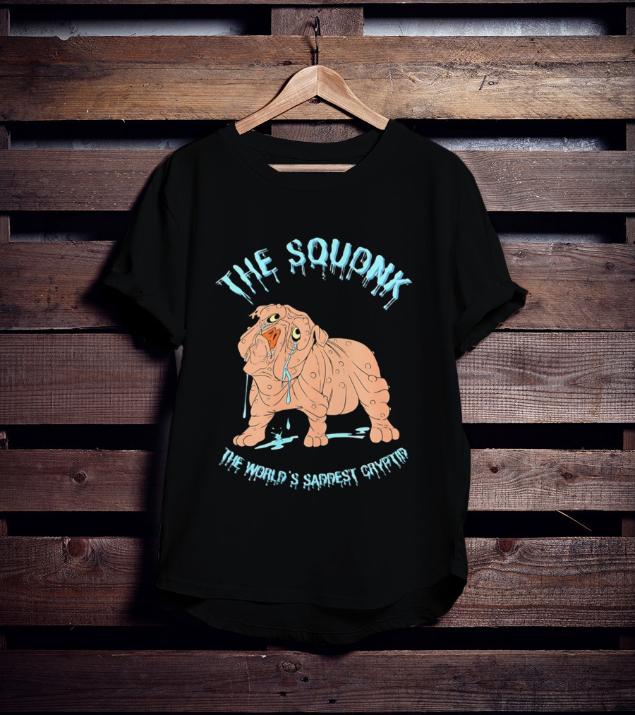 The Squonk World's Saddest Cryptid Dripping T-Shirt