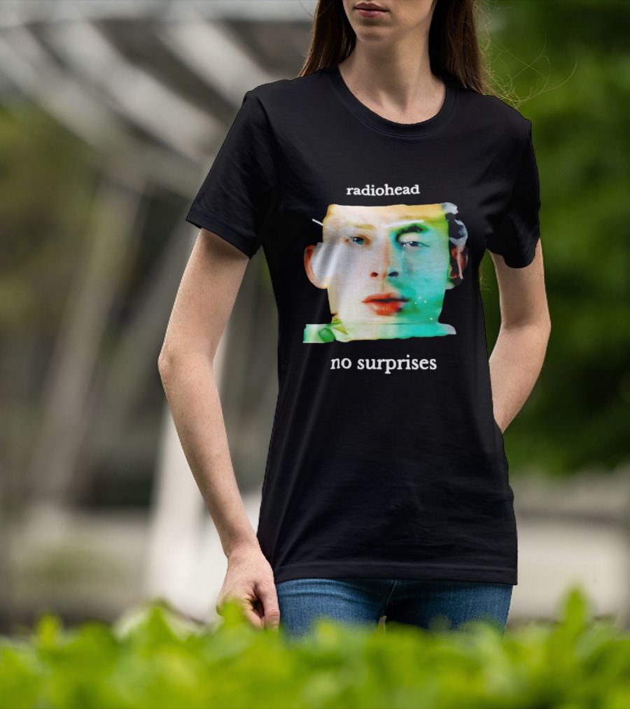 Radiohead No Surprises Thom Yorke Watercolor T-Shirt