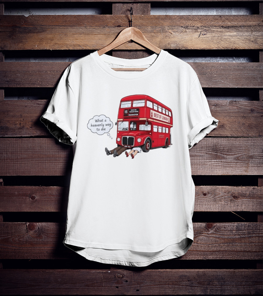 Arsenal What A Heavenly Way To Die Best Of London Bus 15 Paddington T-Shirt