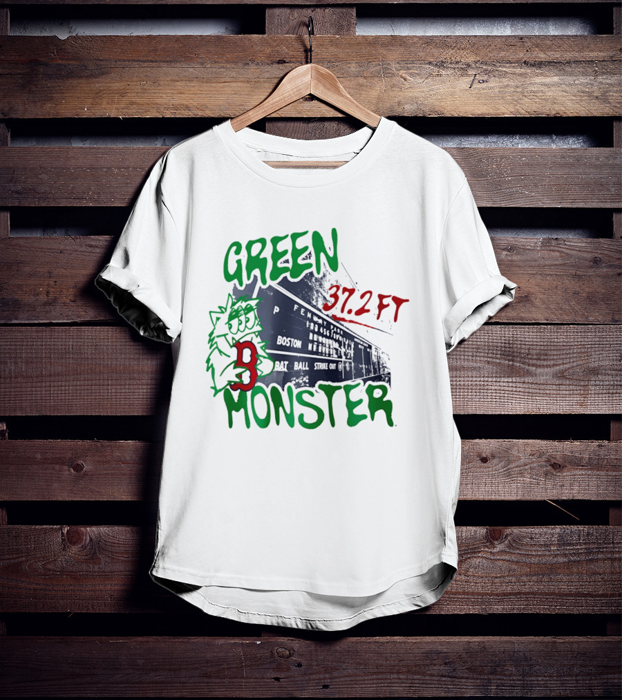 Boston Red Sox Green Monster Fenway 37.2 FT T-Shirt