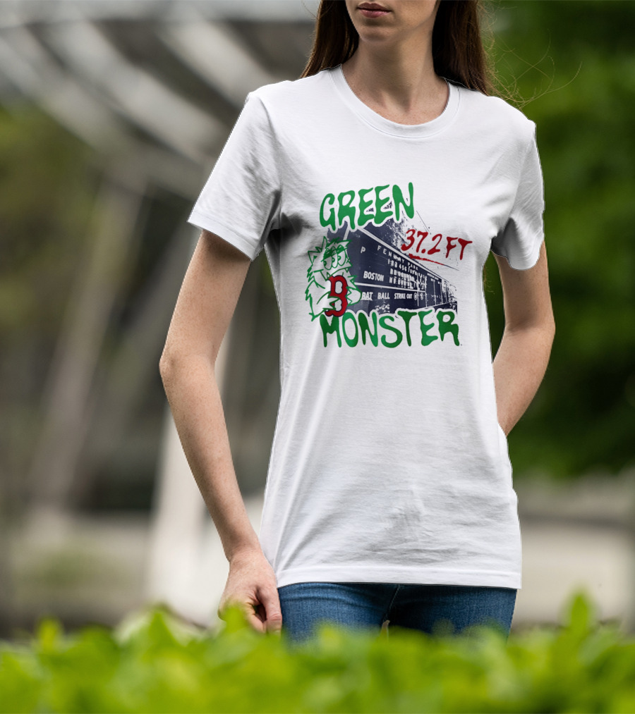 Boston Red Sox Green Monster Fenway 37.2 FT T-Shirt