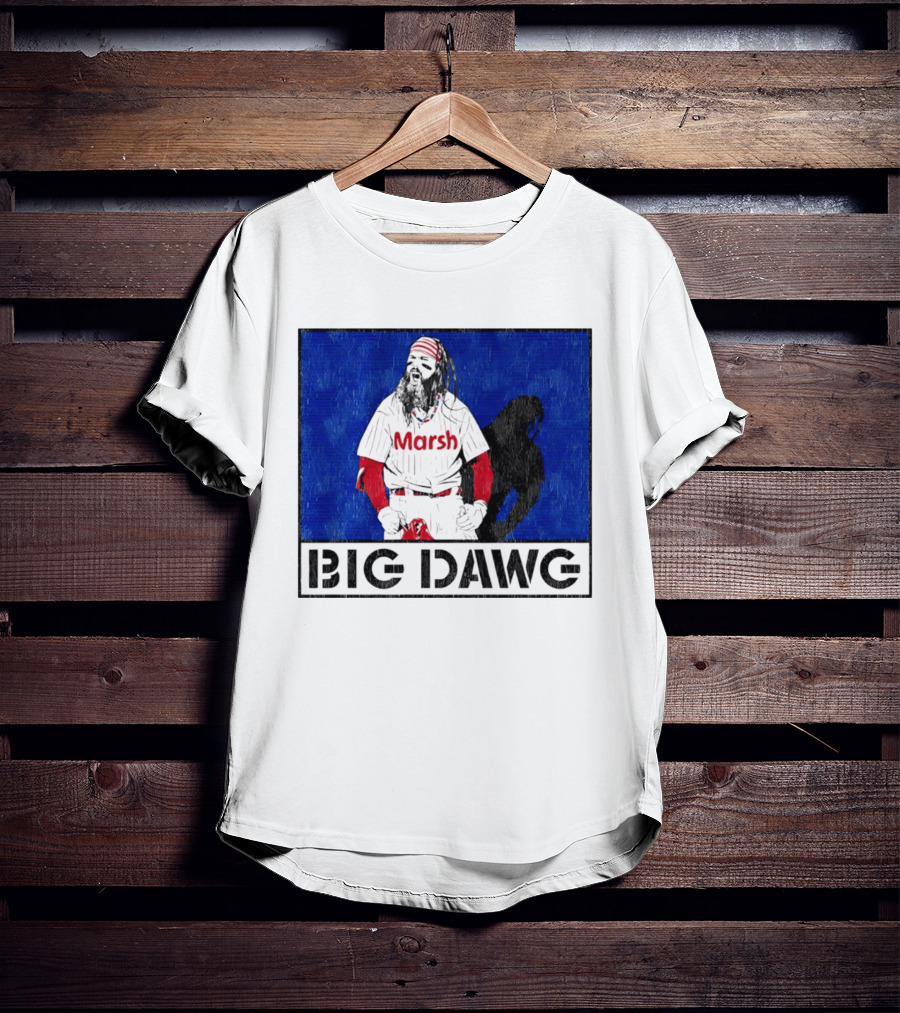 Brandon Marsh Philadelphia Phillies Big Dawg Marsh Baseball Player Image T-Shirt