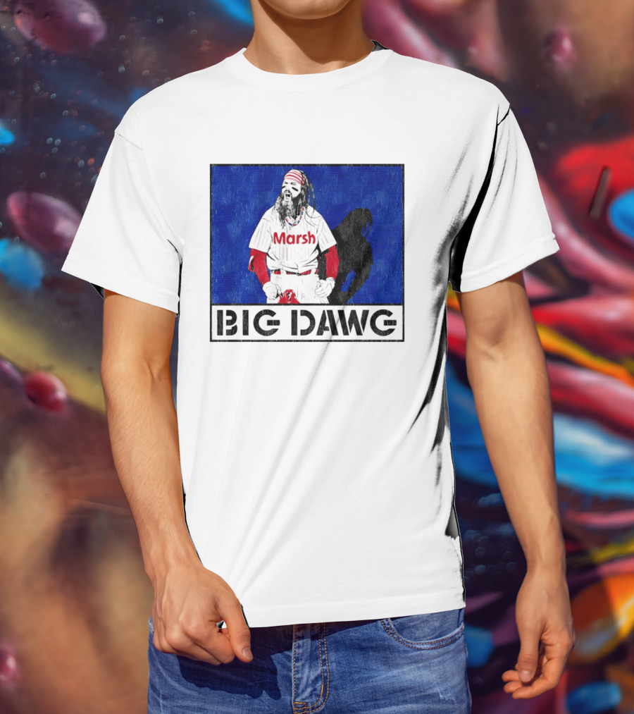 Brandon Marsh Philadelphia Phillies Big Dawg Marsh Baseball Player Image T-Shirt