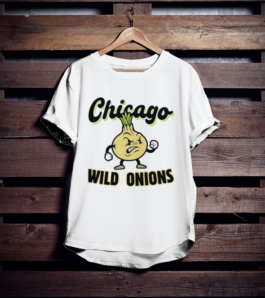 Chicago Wild Onions Angry Cartoon T-Shirt