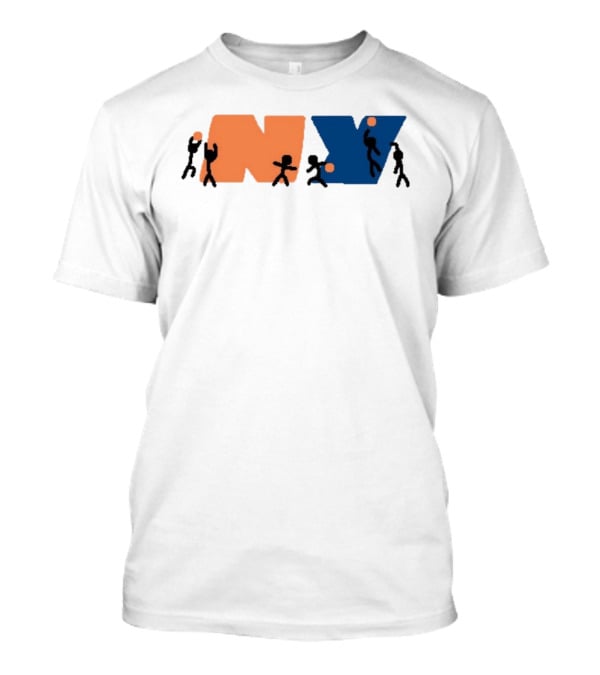 New York Knicks NBA NY Paint Basketball T-Shirt