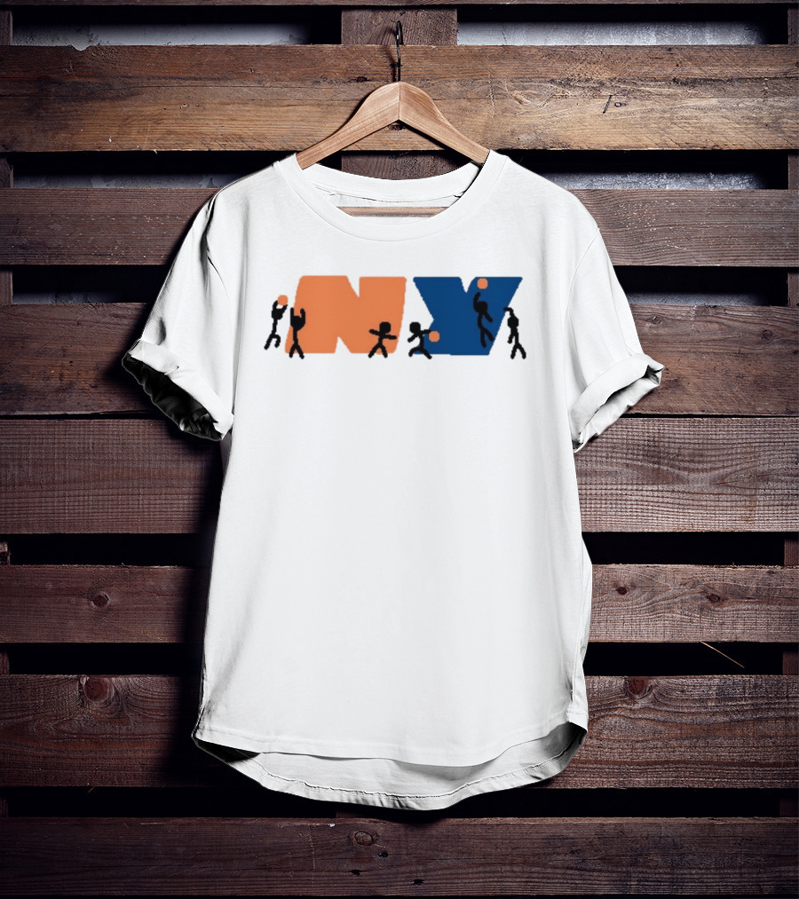 New York Knicks NBA NY Paint Basketball T-Shirt