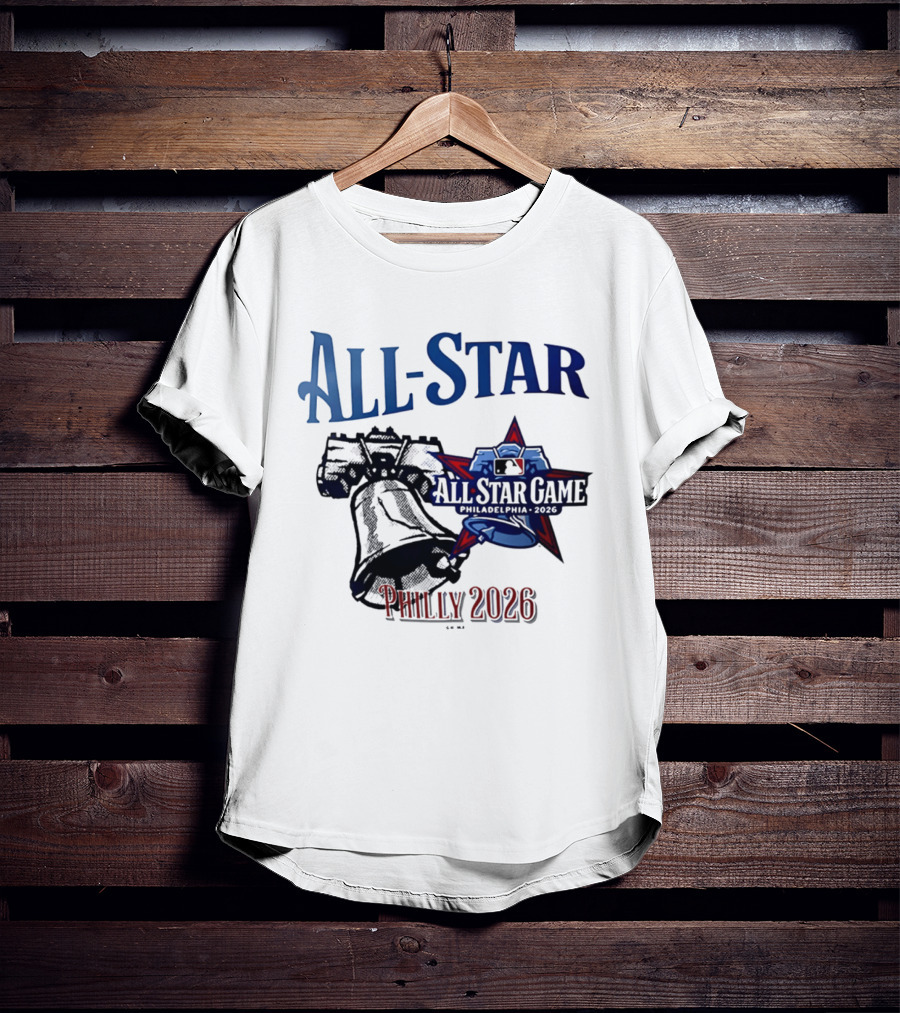 Philadelphia Phillies All Star Game Philly 2026 Liberty Bell T-Shirt