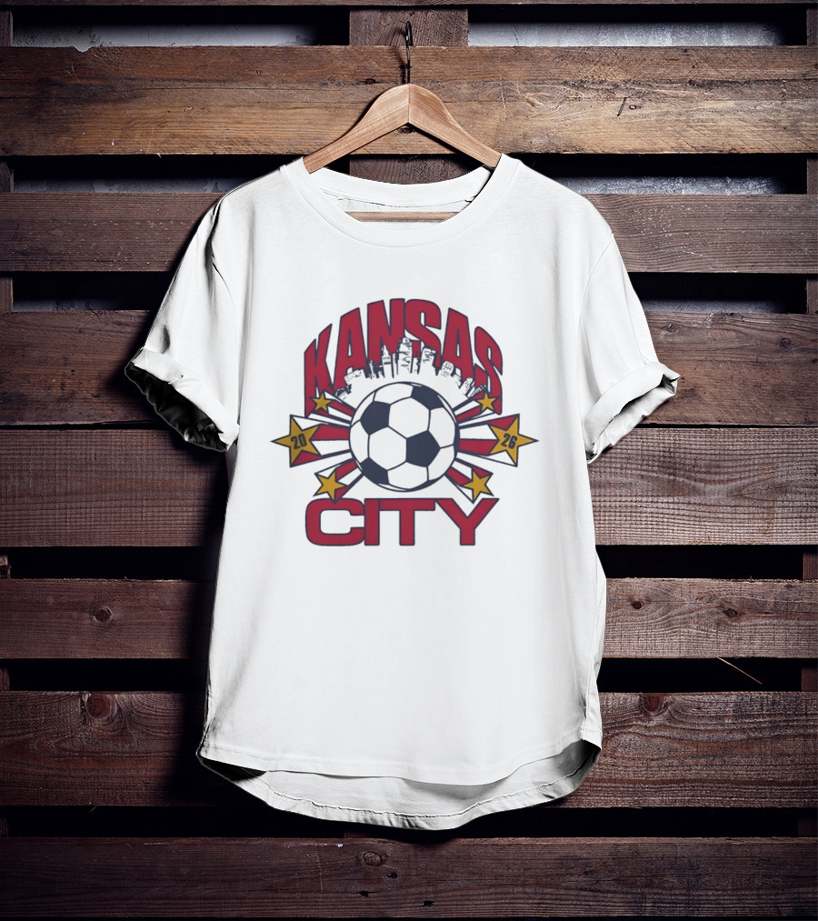 Kansas City 2026 Soccer Skyline Tournament T-Shirt
