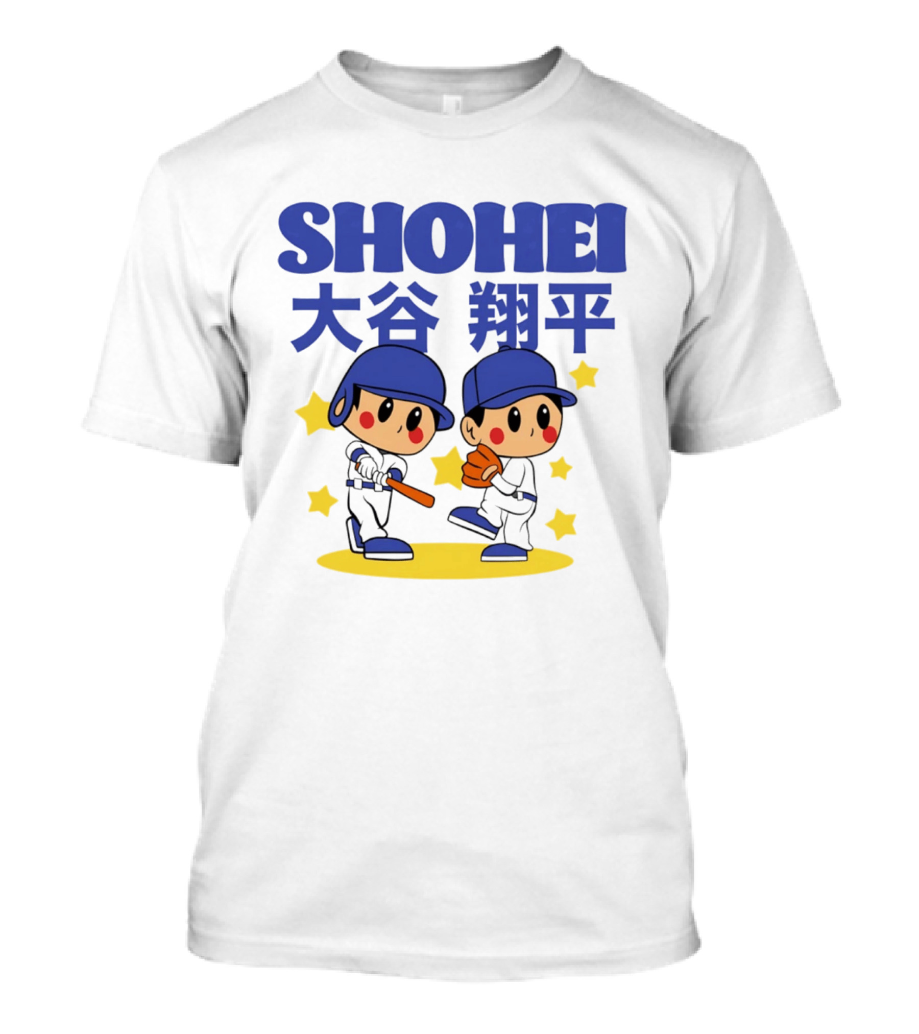 Shohei Ohtani Los Angeles Dodgers Superstar Cartoon Toddler T-Shirt