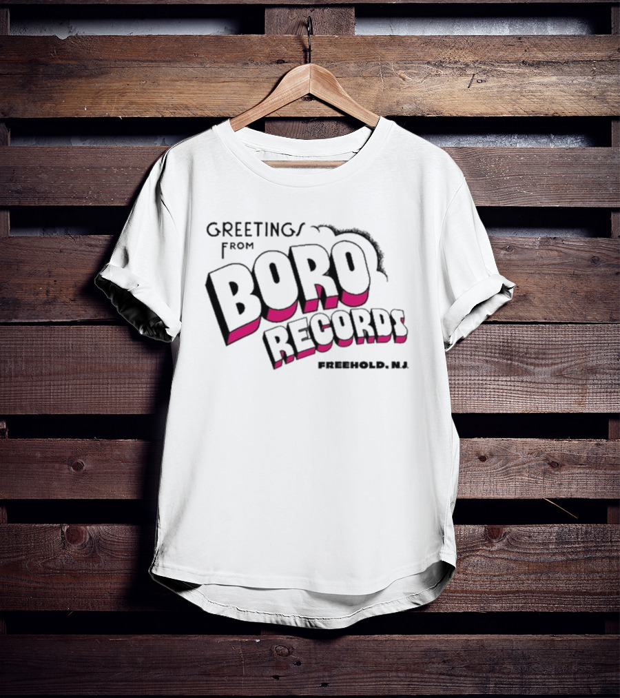 Greetings From Boro Records Freehold NJ T-Shirt