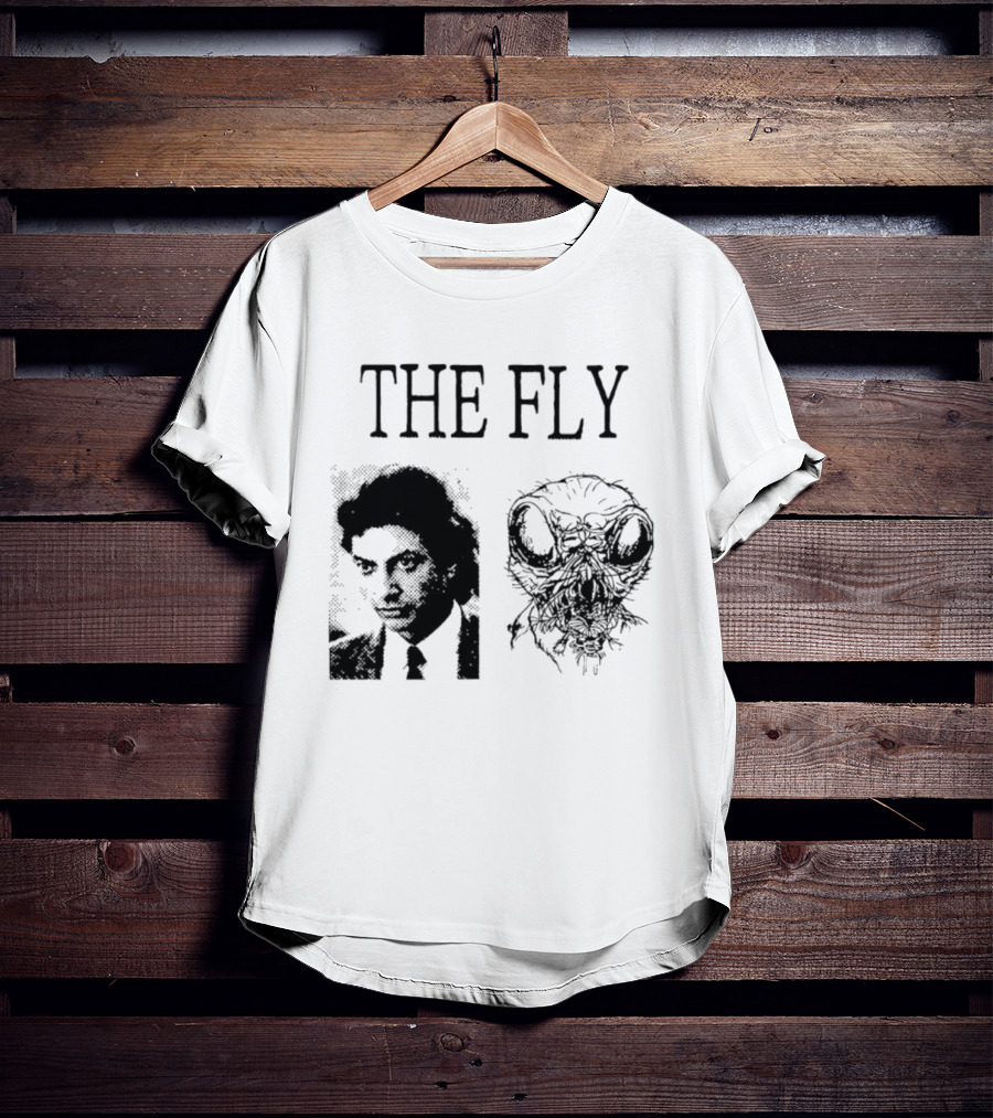 The Fly Jeff Goldblum 1986 Horror Movie Iconic Transformation T-Shirt