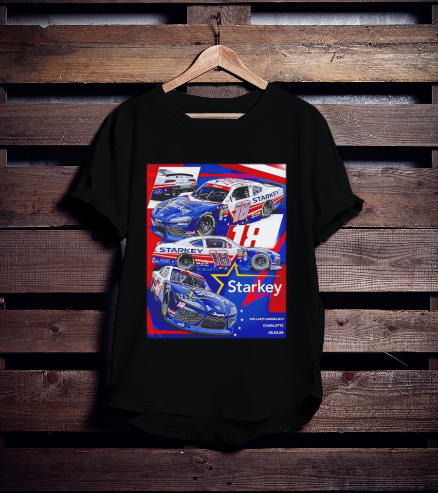Starkey 18 William Sawalich Joe Gibbs Racing Charlotte Motor Speedway 05.23.26 T-Shirt