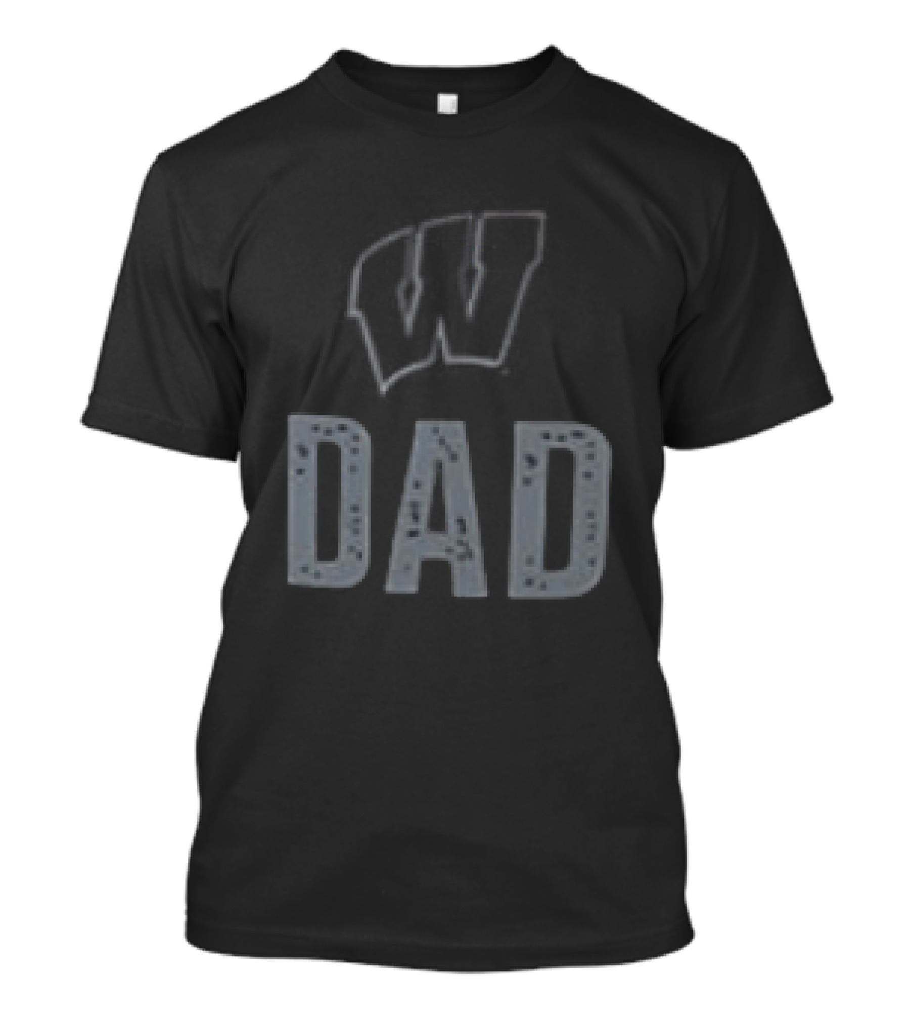 Wisconsin Badgers Dad Father's Day 2026 Two Sided T-Shirt