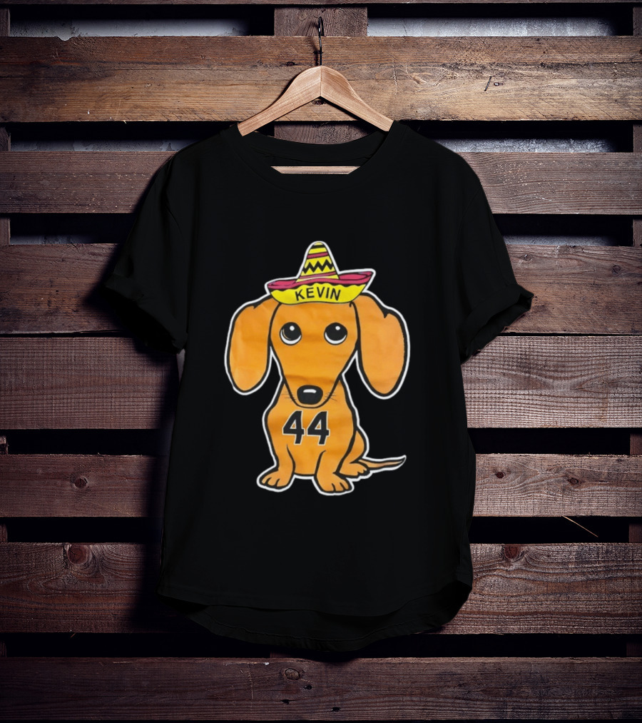 Cinco De Mayo Wiener Dog Kevin Sombrero 44 T-Shirt