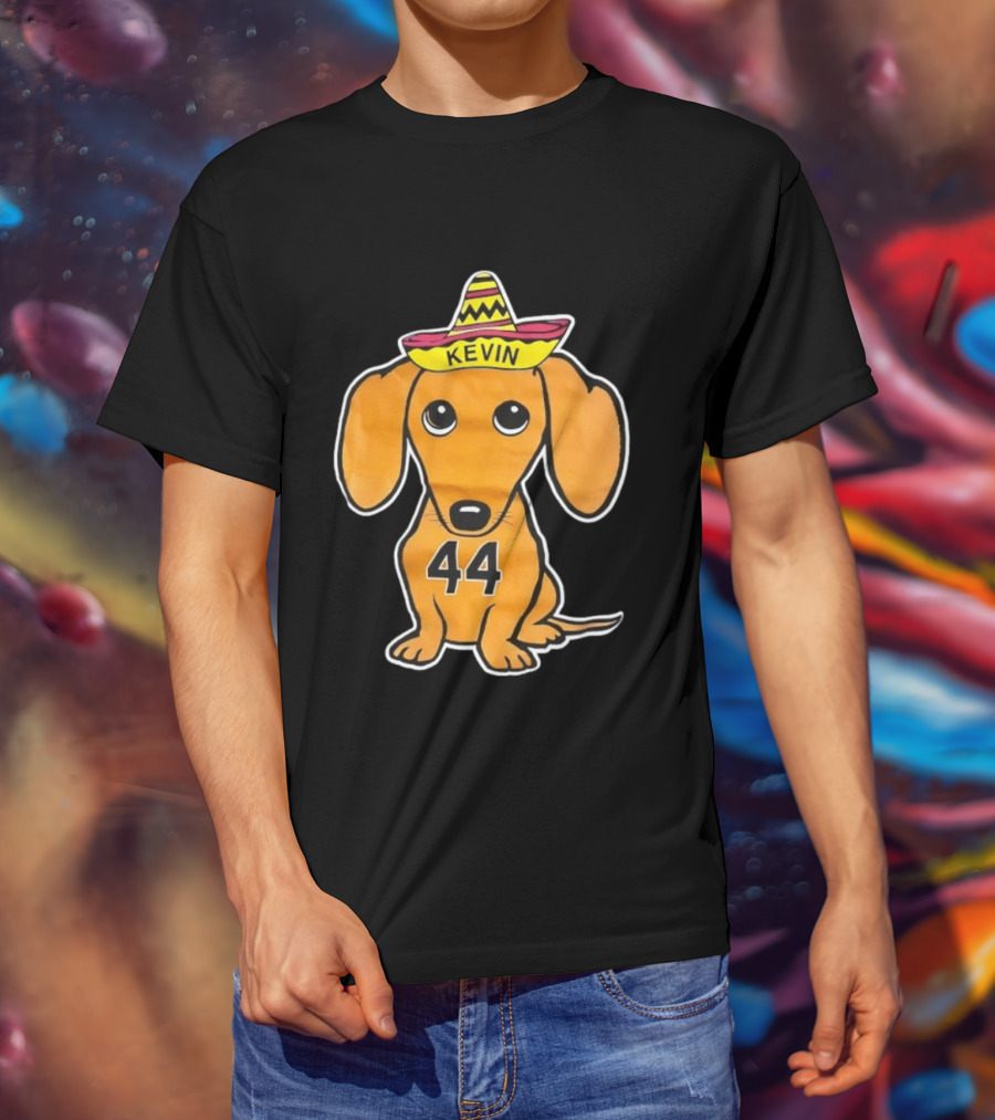 Cinco De Mayo Wiener Dog Kevin Sombrero 44 T-Shirt