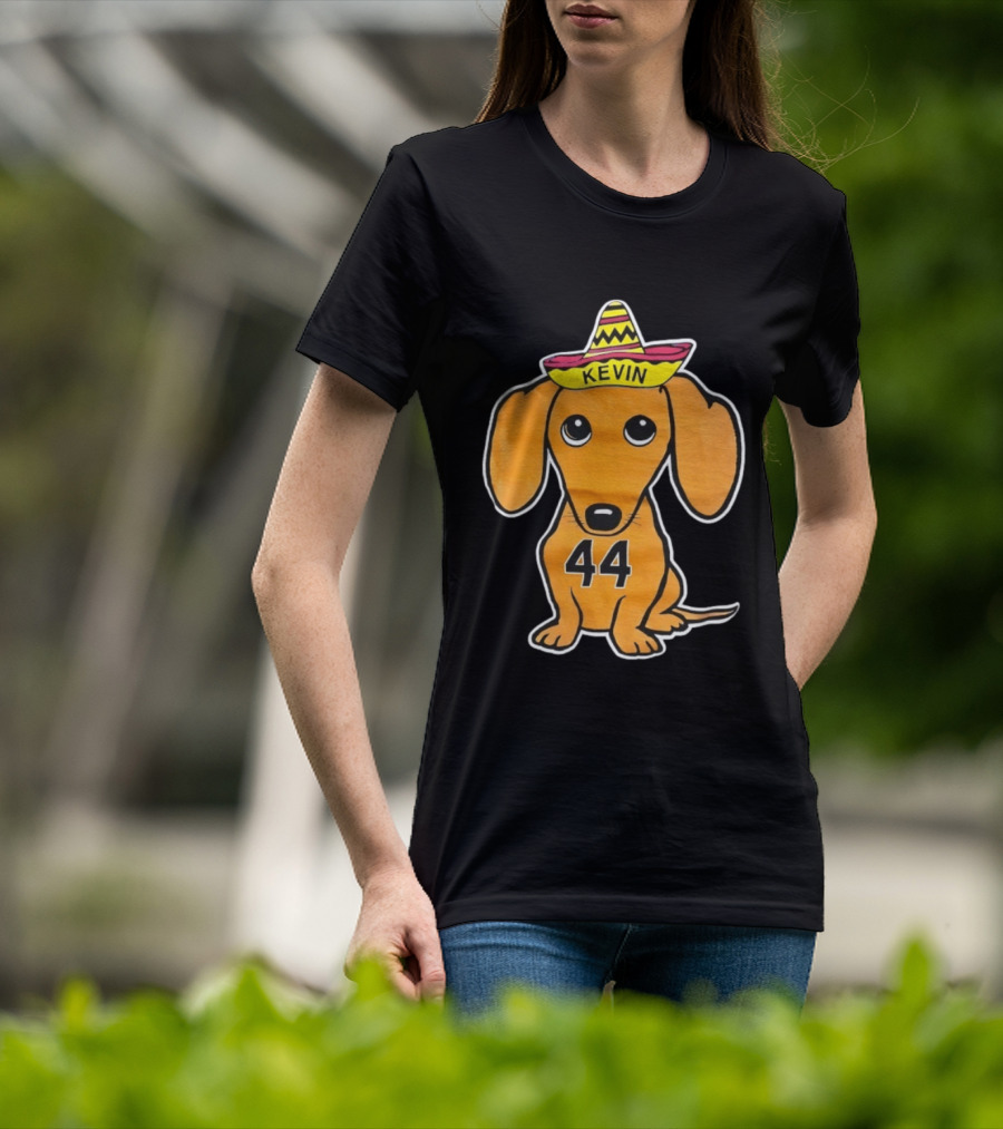 Cinco De Mayo Wiener Dog Kevin Sombrero 44 T-Shirt