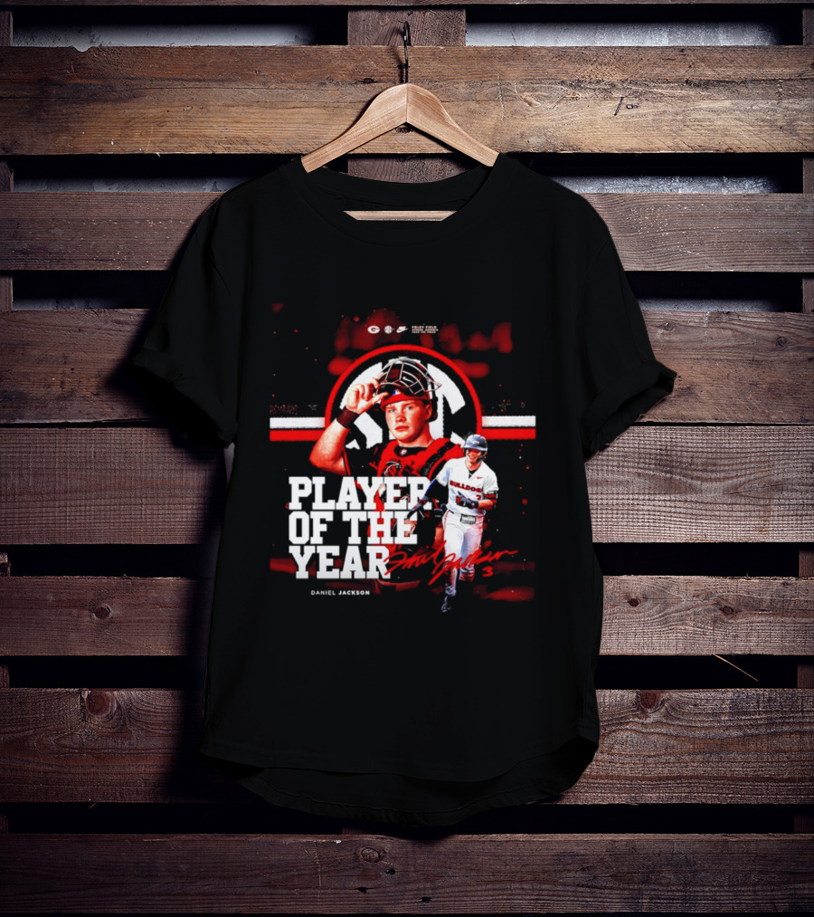 Daniel Jackson Georgia Bulldogs Player Of The Year Athletic Performance Excellence T-Shirt