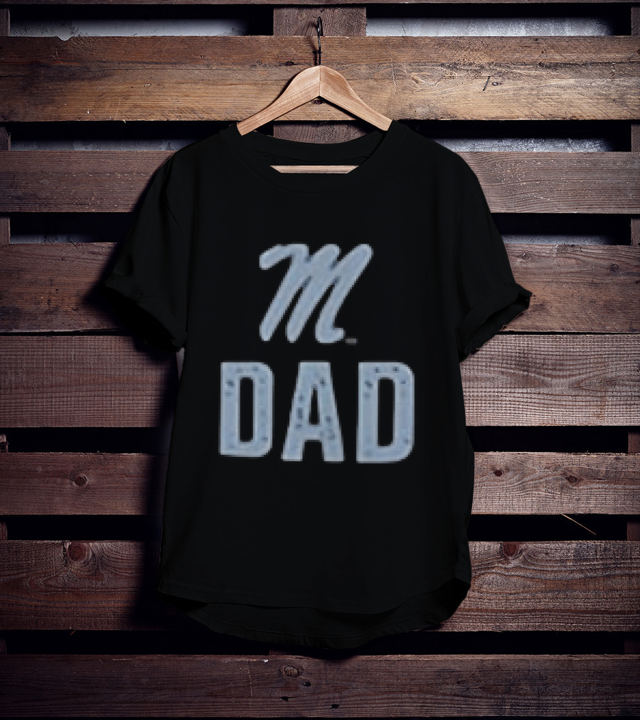 Ole Miss Rebels M Dad Father's Day 2026 Two Sided T-Shirt