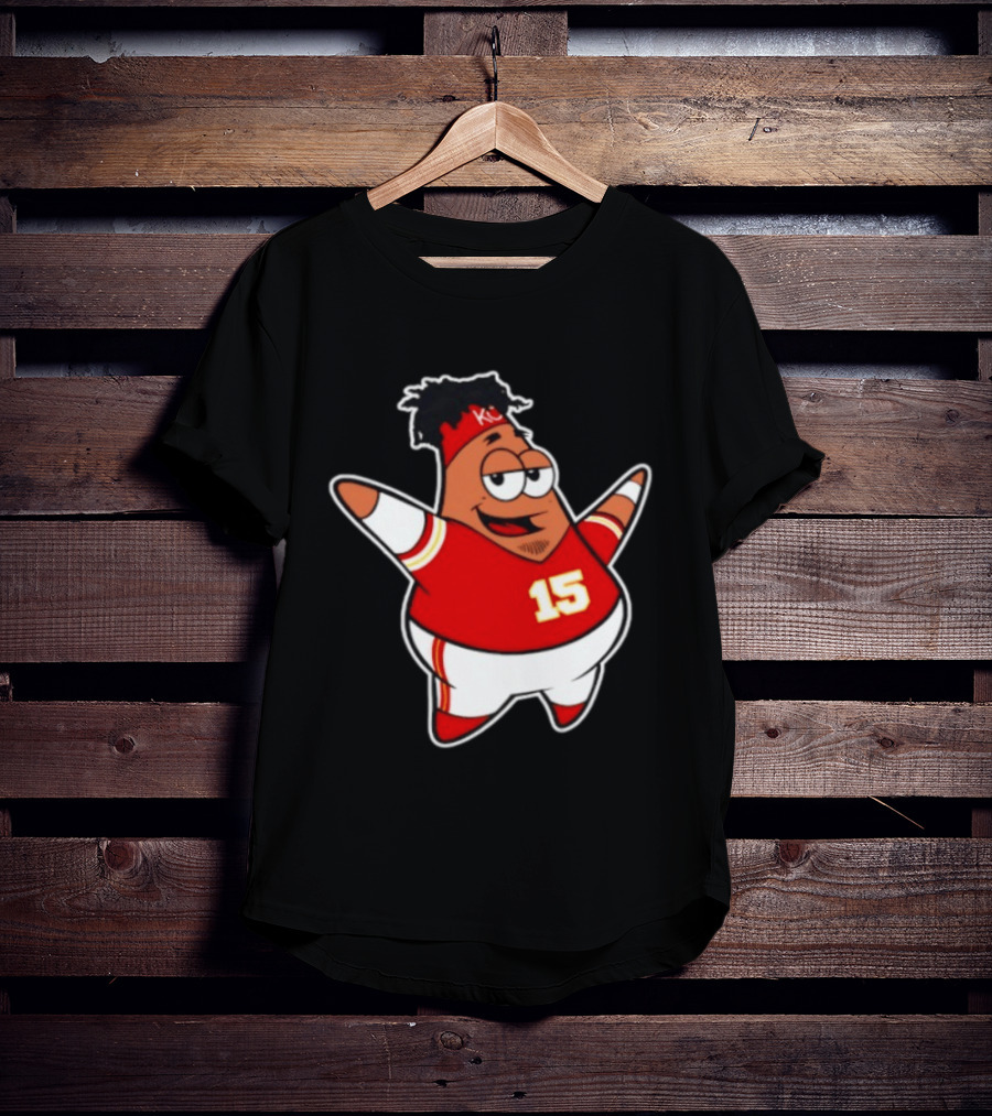 Patrick Star Mahomes 15 Kansas City Chiefs T-Shirt