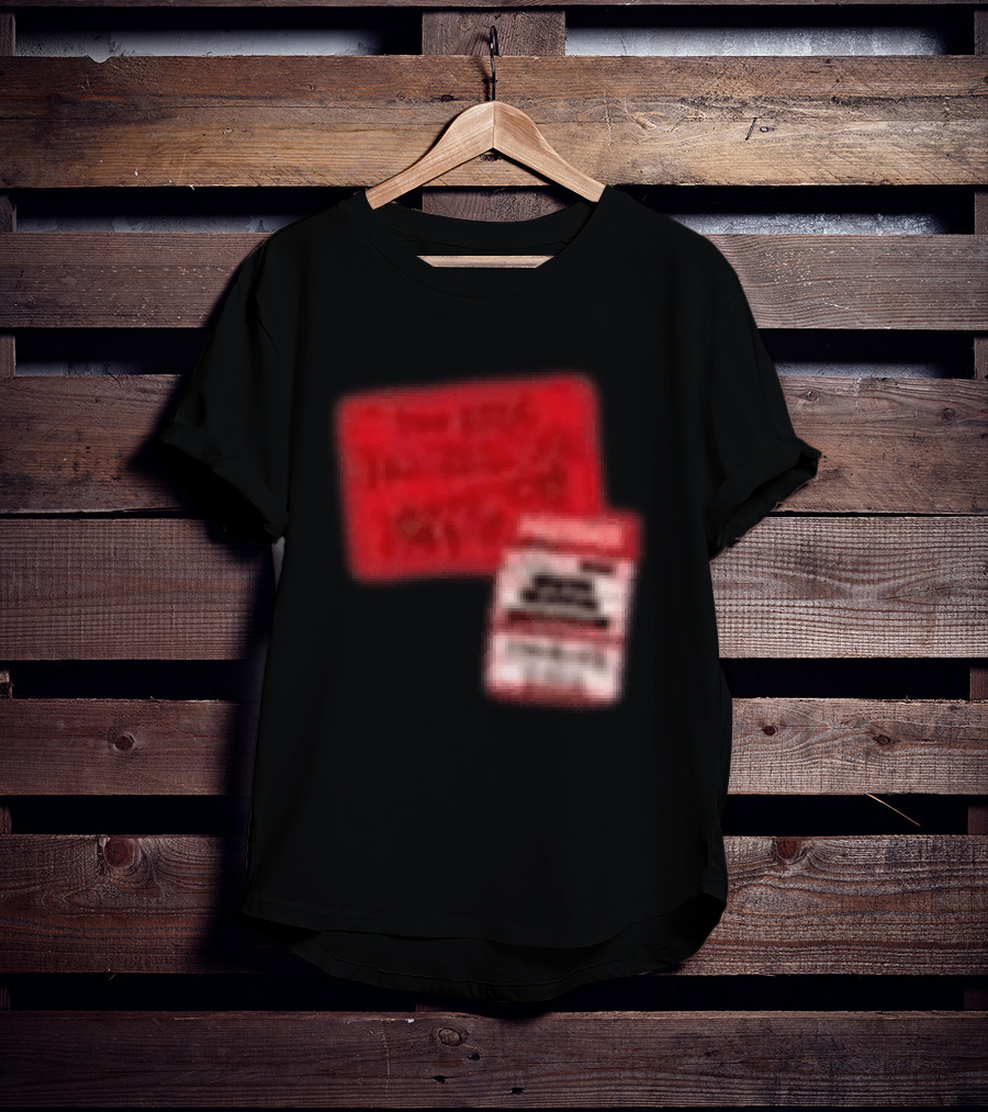Revealed Clothing Hardwell Sticker Tour 2026 Red Visions T-Shirt