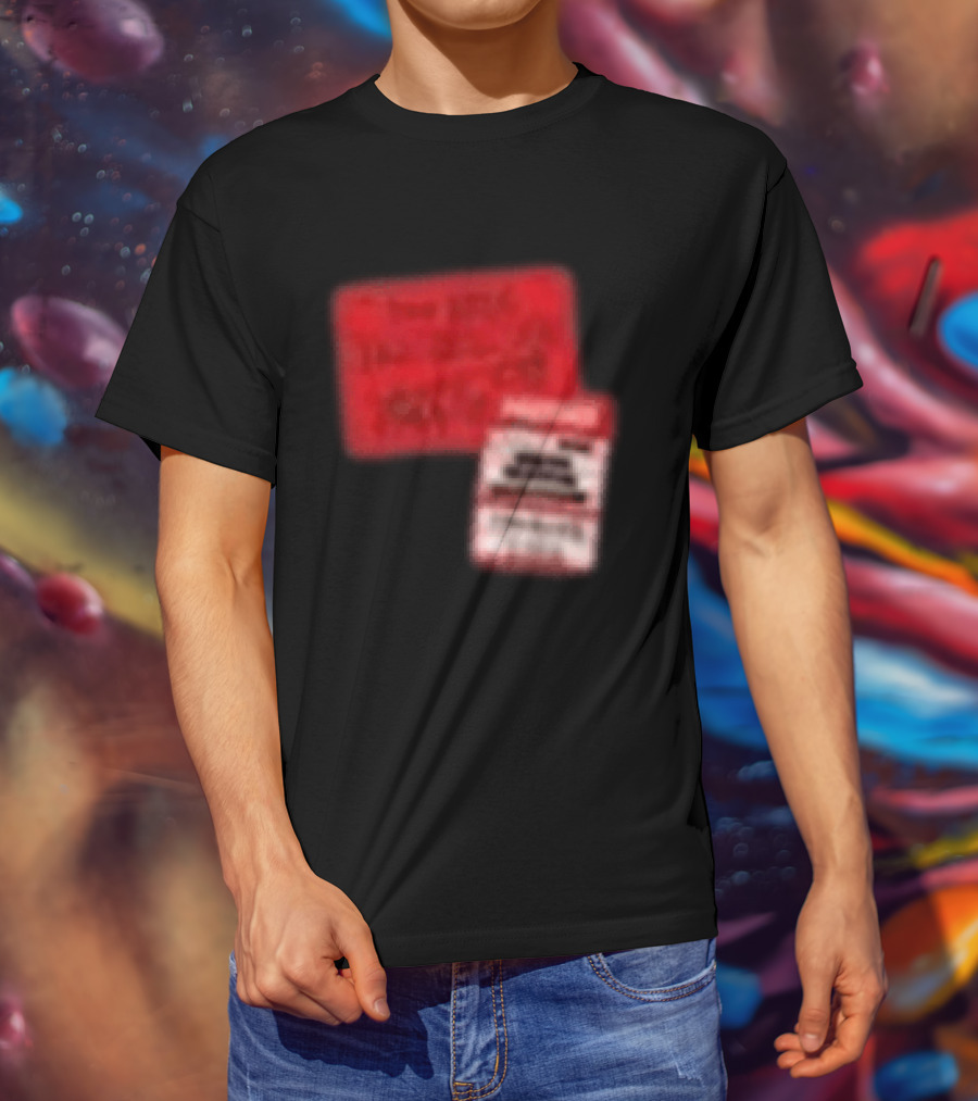 Revealed Clothing Hardwell Sticker Tour 2026 Red Visions T-Shirt