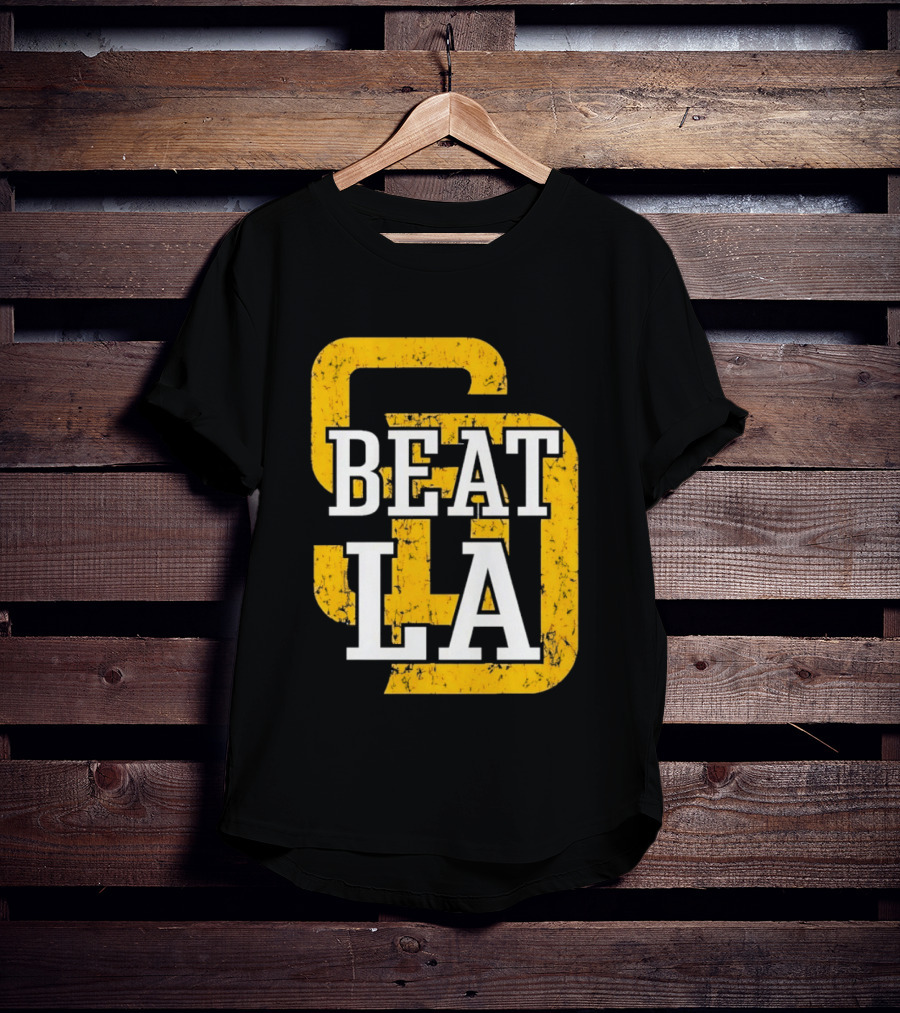San Diego Padres Beat LA Dodgers Victory T-Shirt