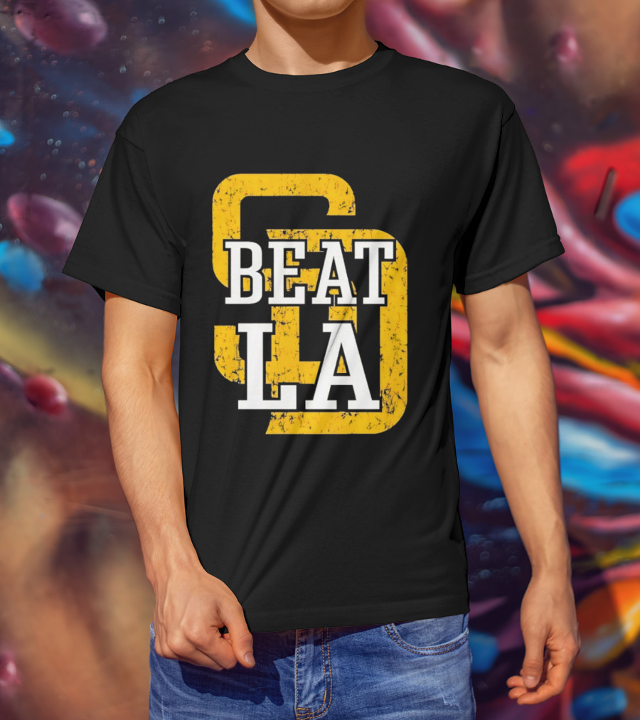 San Diego Padres Beat LA Dodgers Victory T-Shirt