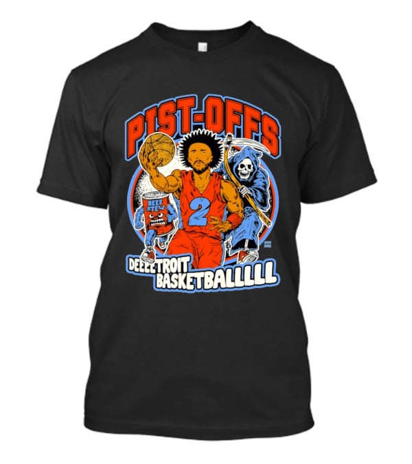 Pist Offs Detroit Basketballl Cade Cunningham Beef Stew Grim Reaper T-Shirt