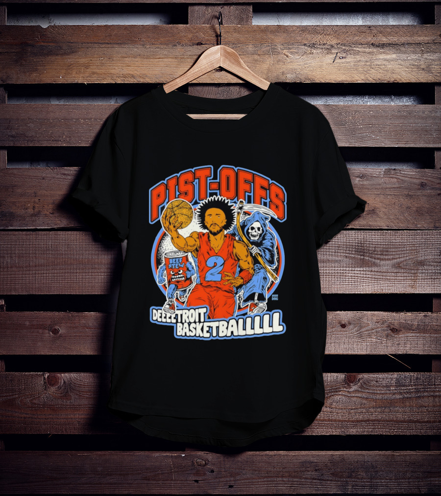 Pist Offs Detroit Basketballl Cade Cunningham Beef Stew Grim Reaper T-Shirt