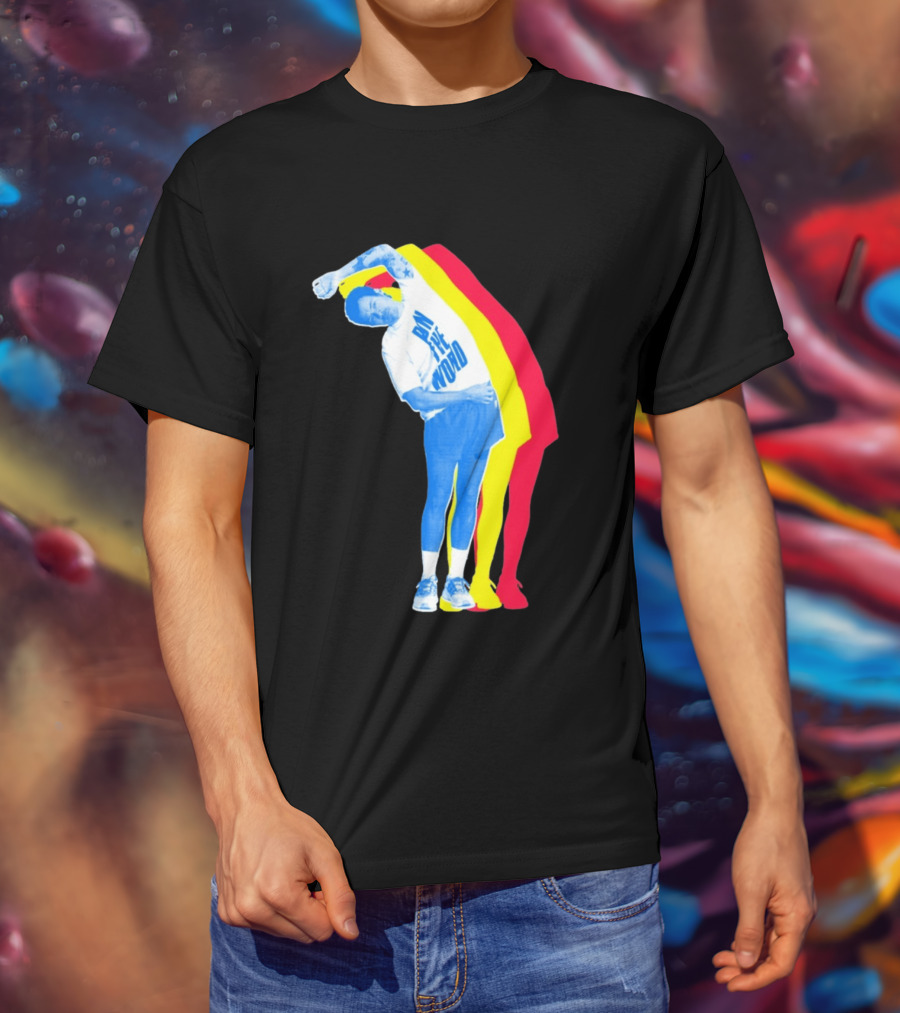 BNLDFWD Stretch Harry Retro Colorful Fitness Vibes T-Shirt