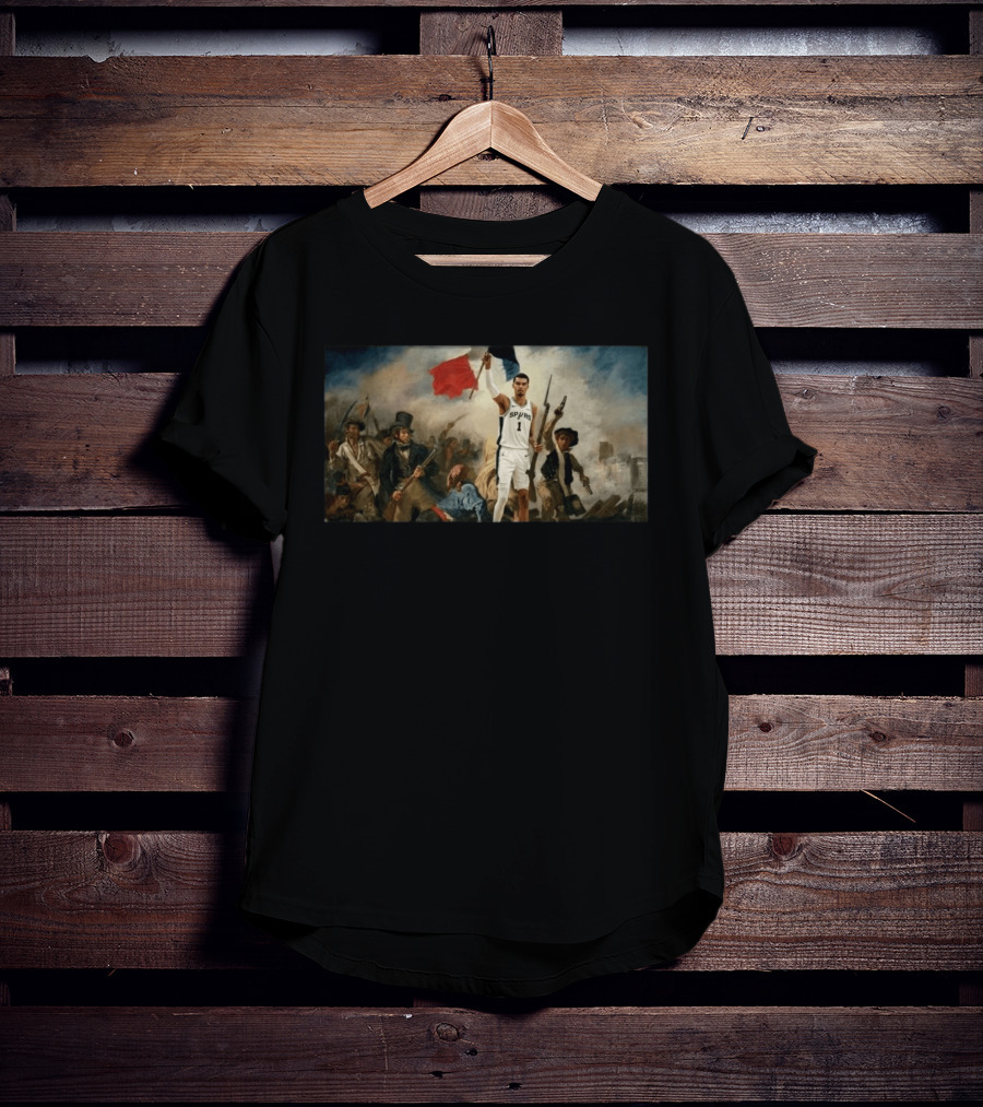 Victor Wembanyama Spurs Liberty Leading The People T-Shirt