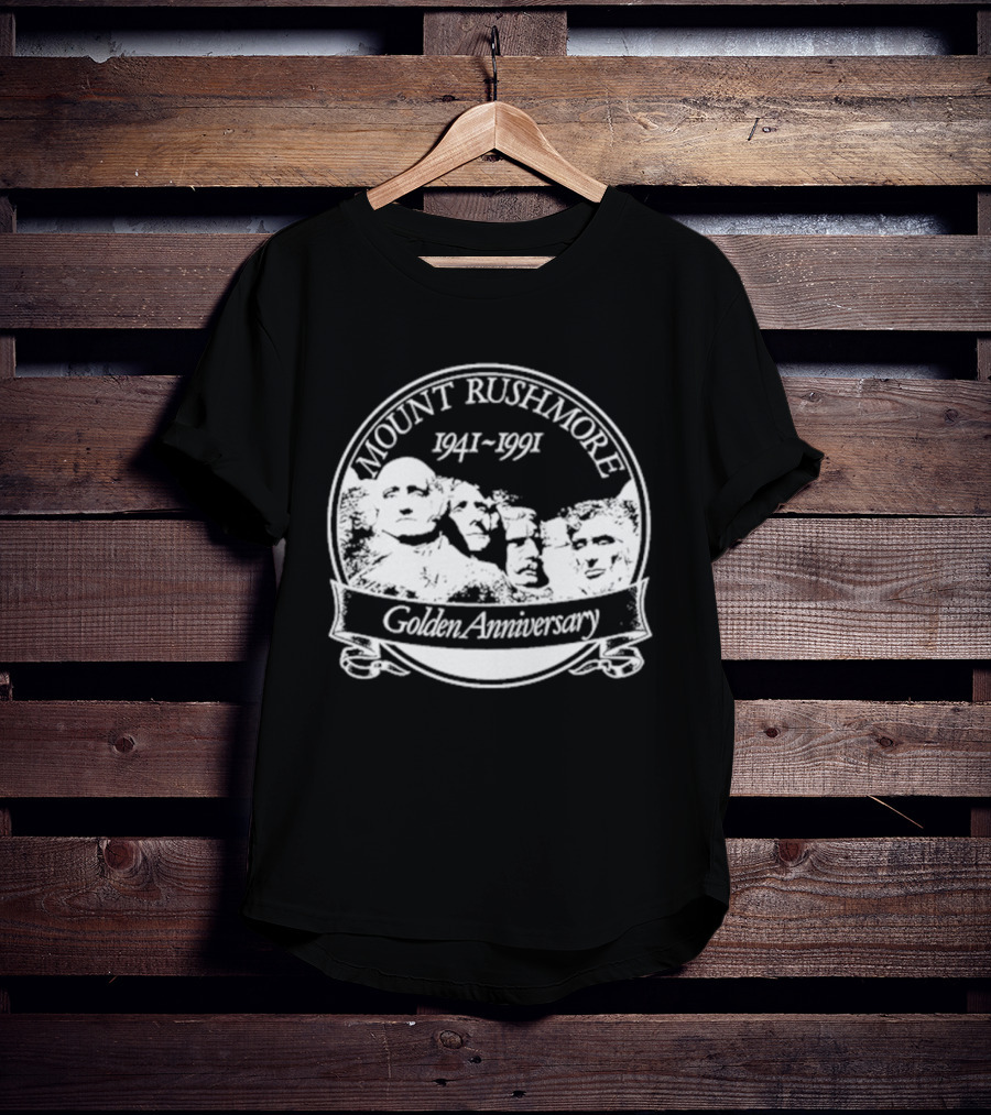 Mount Rushmore 1941 1991 Golden Anniversary T-Shirt